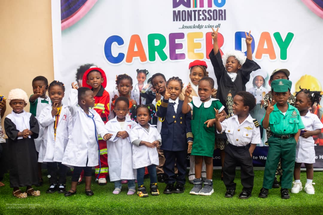 Wins Montessori learners on Career Day